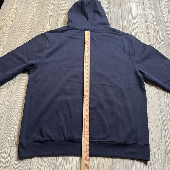 Xavier Musketeers Logo Hoodie Men’s XL Blue Stadium Athletics Sewn Letters  New - Picture 11 of 12